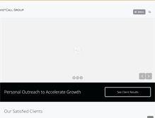 Tablet Screenshot of marketcallgroup.com